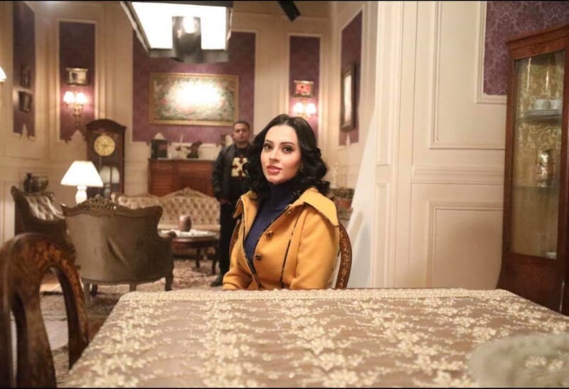 صورة من كواليس الفيلم حفلة  ٩ 