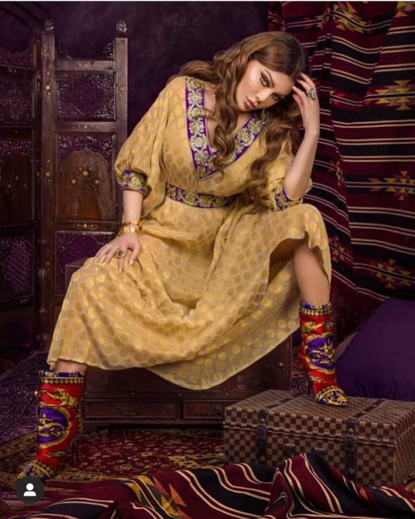 هيفاء وهبي في جلسة تصوير رمضانية