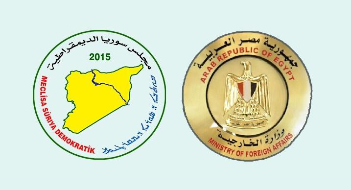 ممثلة مســد في مصر تهنئ الخارجية المصرية بذكرى “ثورة 30 يونيو”