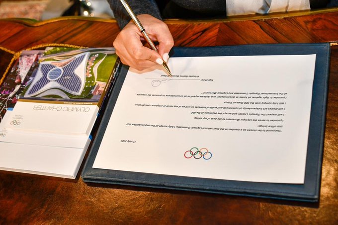 Honored to be elected as a member of #IOC