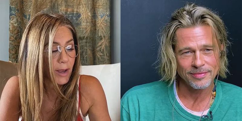 Twitter Could Not Handle Brad Pitt and Jennifer Aniston's Virtual Reunion