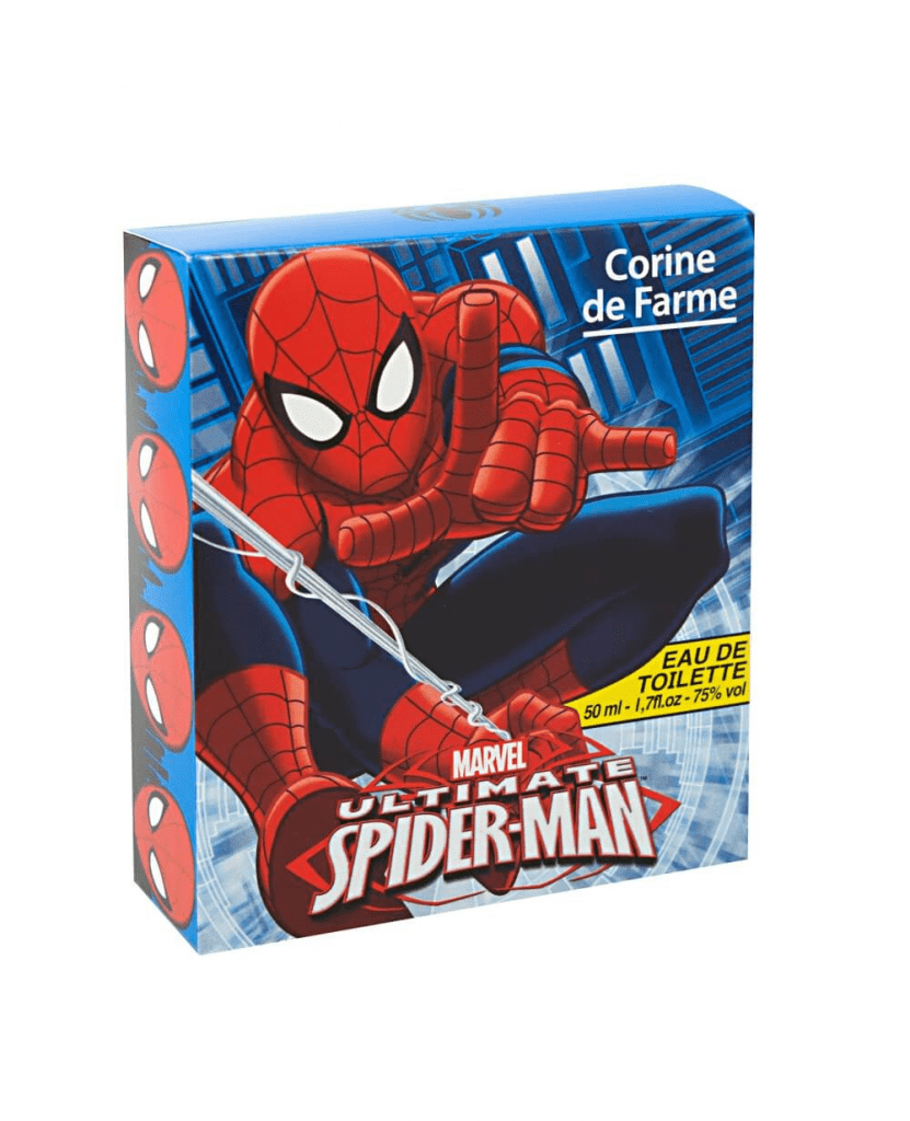 Spiderman Eau de Toilette
Combining fruity notes of apple and pineapple with the energy of sandalwood and musk, this EDT will make little boys feel like real superheroes.
