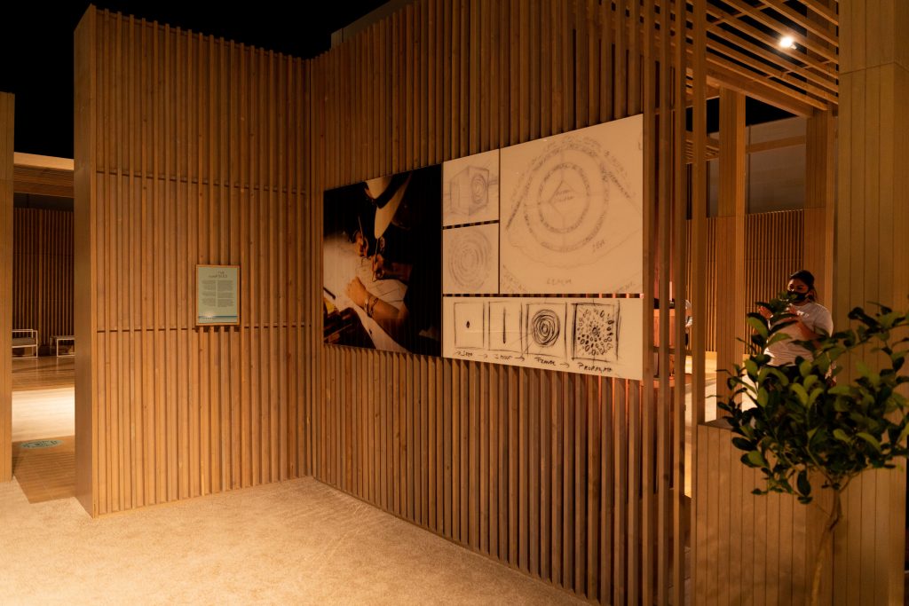 عرض التصاميم الإبداعية الأولية للتحفة الفنية "المنبت" أمام الجمهور