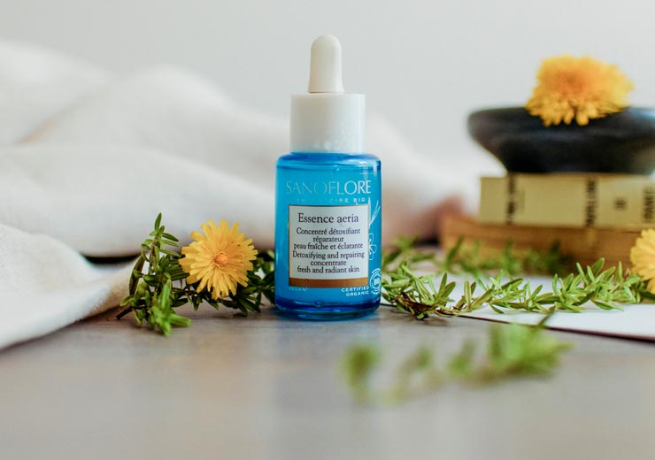 Concentré détoxifiant réparateur Essence Aeria de Sanoflore
