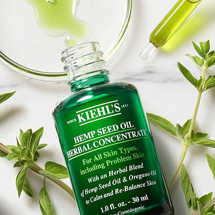 Concentré apaisant à l'huile de graines de chanvre de Kiehl's