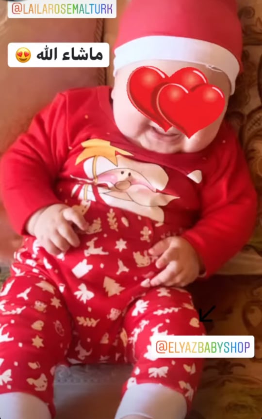 اختارت دنيا باطمة خاصية الستوري من أجل الرد على المشككين في صورة ابنتها