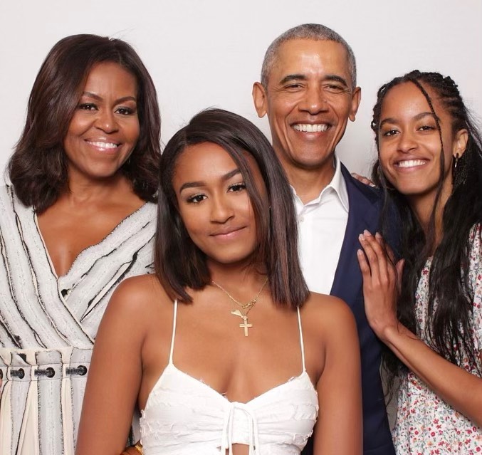 But Malia and Sasha Obama got through it together