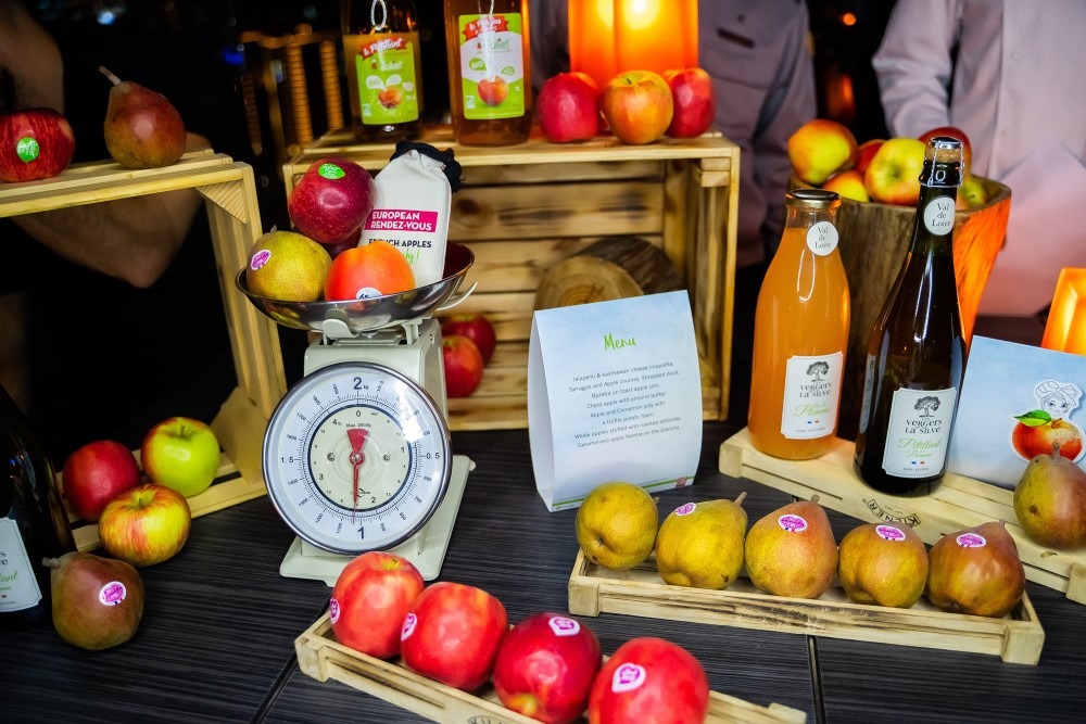 French chef, Charles Soussin is also on hand to showcase the apples