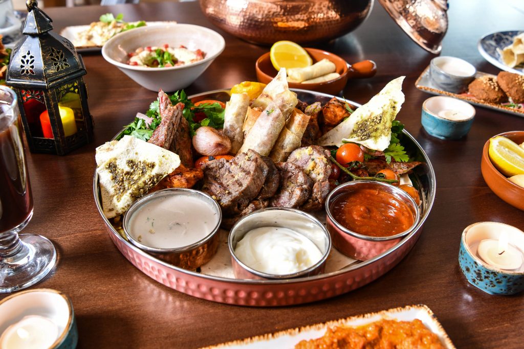 Iftar Takeaway Celebrate a warm Iftar with your loved ones at home with Café Society’s newly launched Iftar Takeaway option that offers four hot and cold mezzeh (each)