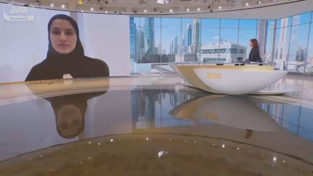 Her Excellency Sarah bint Yousef Al Amiri, Minister of State for Advanced Technology and Chairwoman of the UAE Space Agency