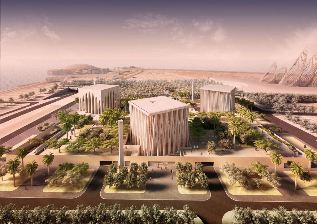 20% نسبة الأعمال الإنشائية في بيت العائلة الإبراهيمية ويفتتح في أبوظبي عام 2022