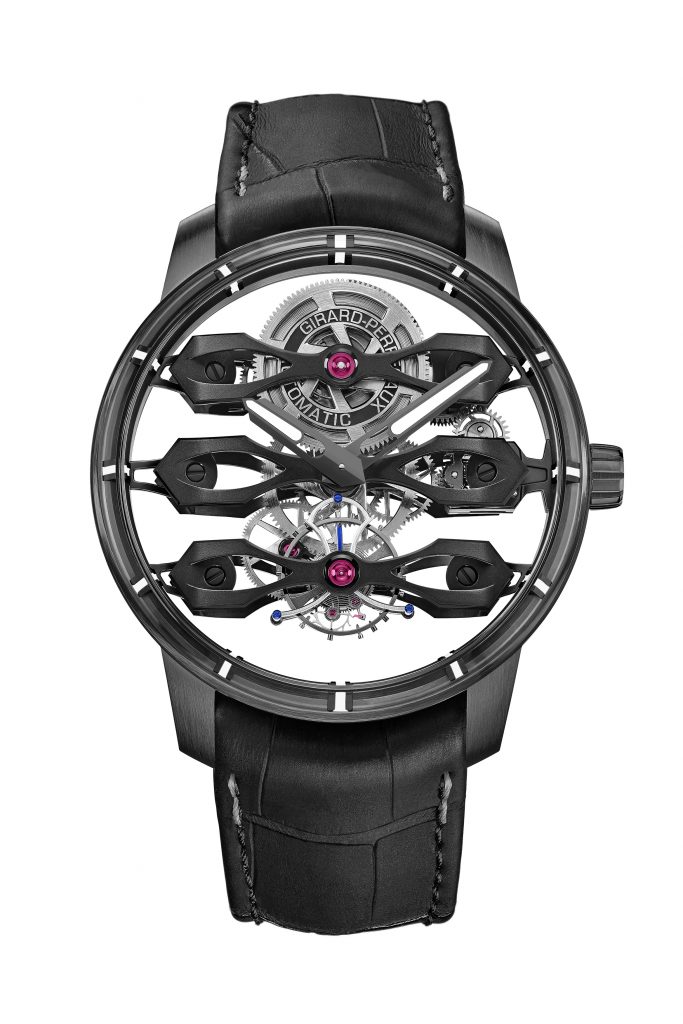 تم اليوم الكشف عن الساعة الأولى التي أثمرت عنها الشراكة المُعلن عنها مؤخرًا بين Girard-Perregaux و Aston Martin.
