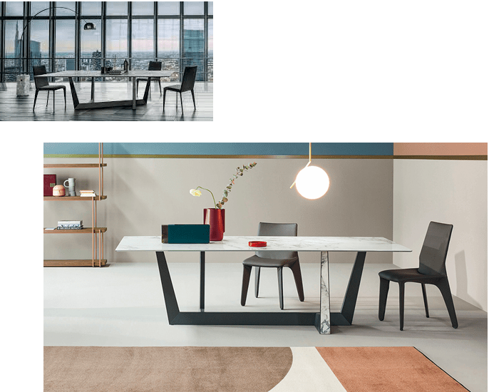 Dinner parties with Bonaldo’s dining table