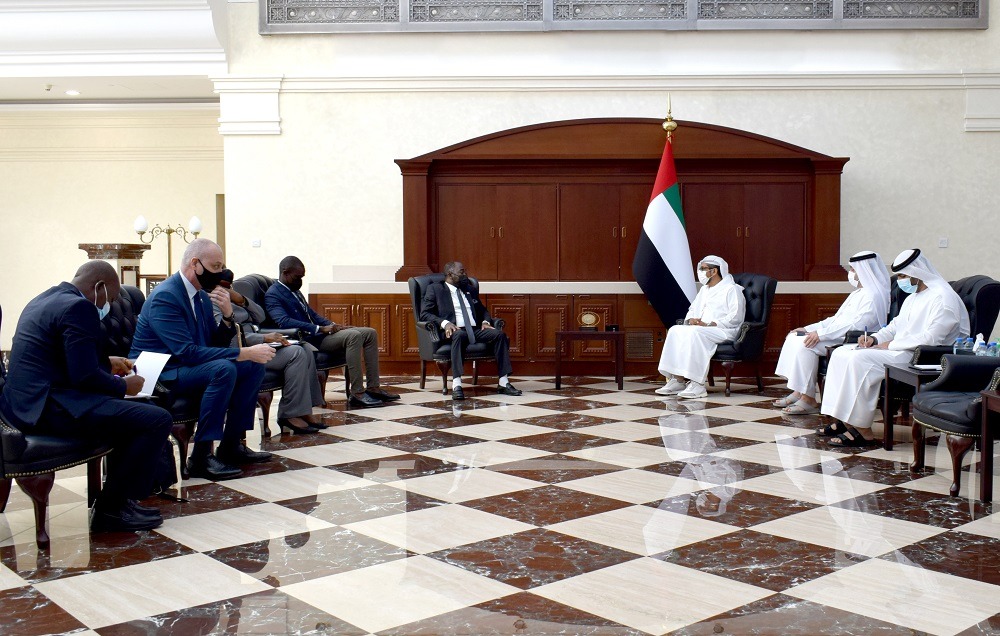 نسعى من خلال هذه الزيارة إلى تعزيز العلاقات المشتركة مع صندوق أبوظبي للتنمية والنظر في دراسة الفرص التنموية المتاحة والتي من شأنها أن تساهم في تطوير وانتعاش قطاعات استراتيجية 