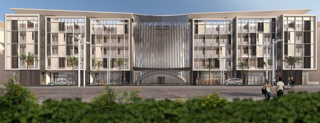 The new four-star hotel boasts 248 keys comprising 116 rooms and suites and 132 serviced apartments