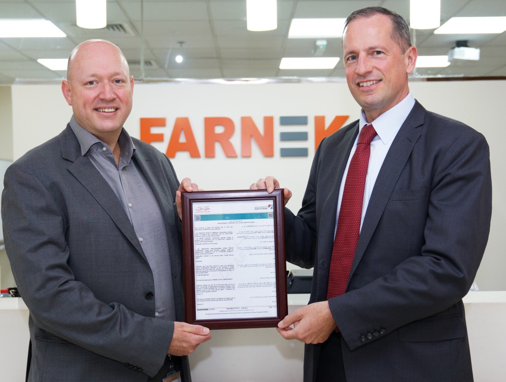 Walter Knight, Director of Hospitality, Farnek and Markus Oberlin, CEO, Farnek.