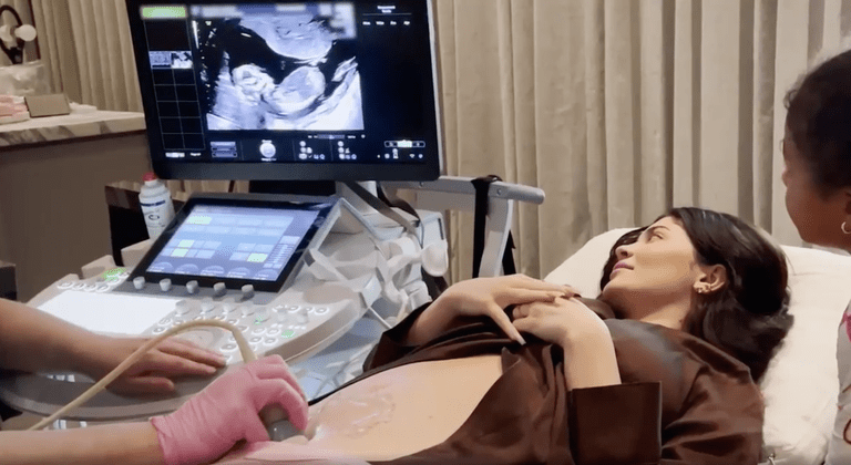 Stormi, we're going to have a baby!” Kris says.