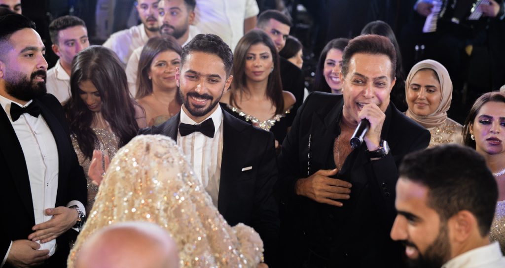 احتفل النجم حميد الشاعري بزفاف ابن شقيقه مجدي الشاعري في حفل كبير حضره نجوم الفن من أصدقاء حميد