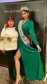 Mrs Netherland AYSE Top model dress by En Aydam Houte Couture
