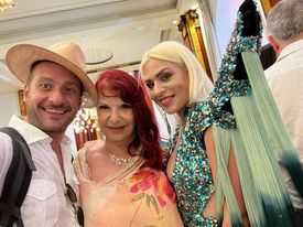 Photographer Eduardo , designer Carolina Guna , Stavroulla Nicolaou