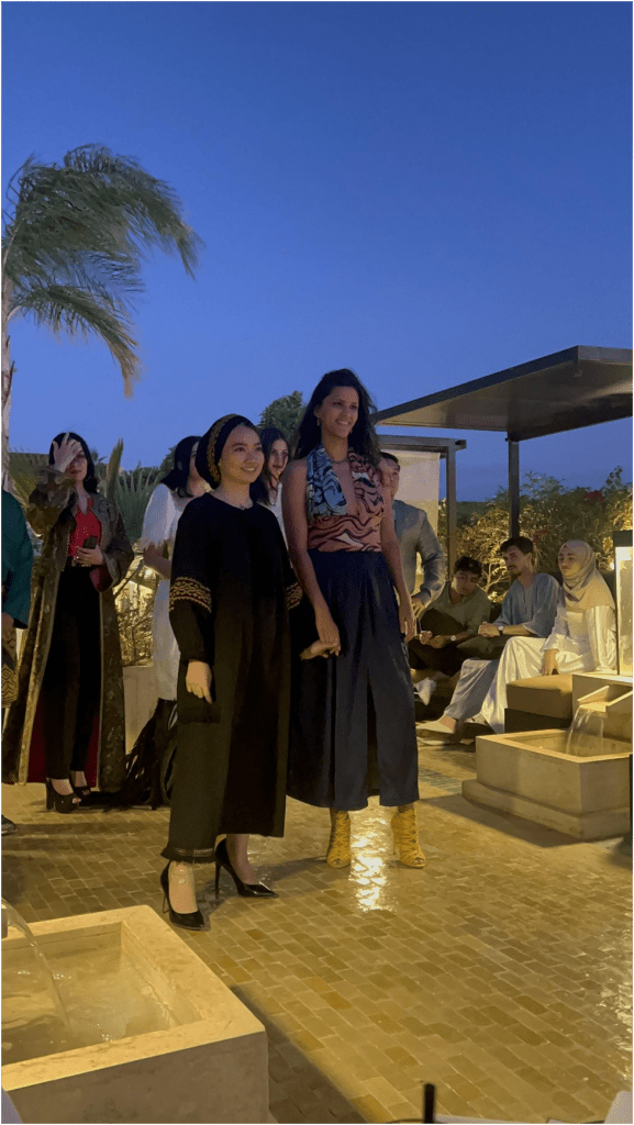 Fashion Empowerment Talk co-organized by Soroptimist International women's twin clubs, in Marrakech, Morocco and San Juan, Philippines