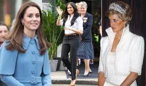 Kate Middleton, Princess Diana and Meghan Markle named among the women with the most influential style in the world