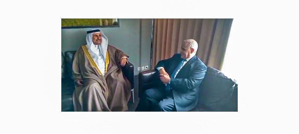 العسومي ورئيس الجمعية الموريتانية 