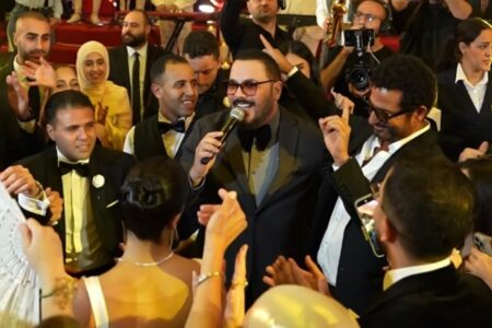 رامي عياش يحيي عرس فخم جمع نجوم الفن المصري