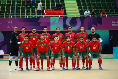 المنتخب المغربي الفوتصال السادس عالميا