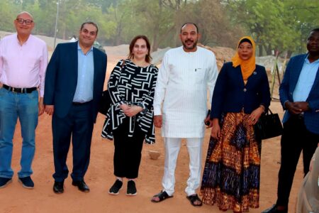 With presence of the Egyptian Ambassador In Ougadougou