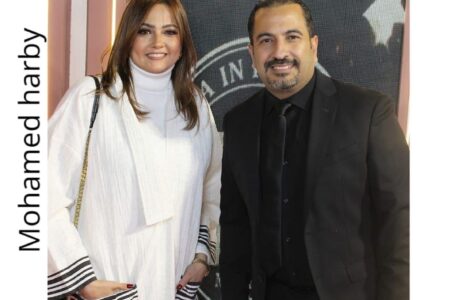 نجوم الفن والاعلام في Media In للانتاج الاعلامي بخيمة سيمو في السادس من أكتوبر